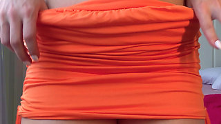 Guided Handjob! Trying on Dresses, Twerking, Asking for a Lot of Handjob Until You Fill My Ass with Milk