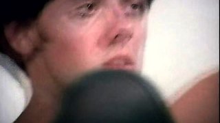 Blonde is flashing her big boobs in the outdoors