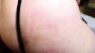Fit blond cuckold white milf was squirting and gagging like