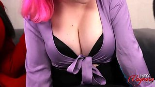 Evie Rees Big Tits MILF Tease - Dirty Talk & Massive Cumshot in HD