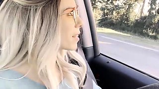 Little Angel: how she sucks cock and fucks a stranger