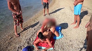 Omg! Public! Asshole Filled With Cum And Completely Covered In Cum!