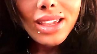 Brunette Stunner Rilynn Rae Jerks off a Hard Cock with a Toy