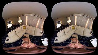 NAUGHTY AMERICA VR fucking Kendra in the couch