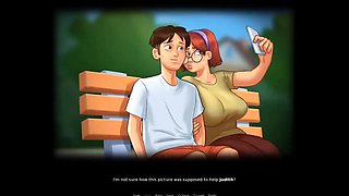 Desikuri69 Hot Stepmom Rides StepSon's Big Cock - Summertime Saga Hentai Part 7