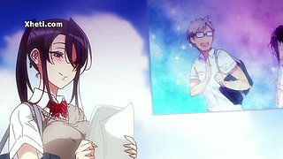 Hentai Anime Sex: Hardcore Fuck with Blowjob and Creampie on Big Booty Teen