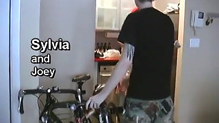 Emo Chick Sylvia Takes Joey's Cock in the Shower