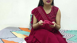 Hot Indian Saara Bhabhi Pussy Licking and Hard Fuck for Teaching First Sex to Devar.