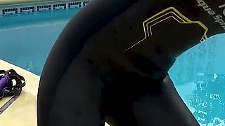 Neoprene Spanking Paddle & Pussy Flogging
