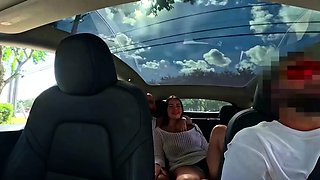 Big Ass Woman Gets Horny In The Car After A Ride. - Sami