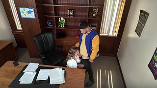 Sexy office MYLF Anya Olsen gets fucked at her work place
