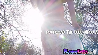 Hot teen cowgirl reveals her sweet pussy