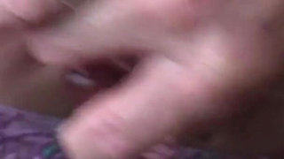 Hot British MILF Is Stockings and Fucking Glass Dildo