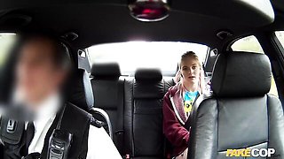 Beautiful blonde Monty is enjoying jumping on a huge wiener