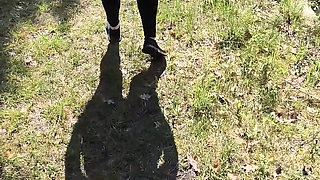 Tits banging on high stand