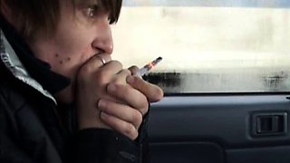 Amateur milf car outdoor handjob