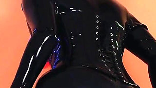 Fetish Latex Rubber Compilation Video MILF Teasing by Kinky Outfit