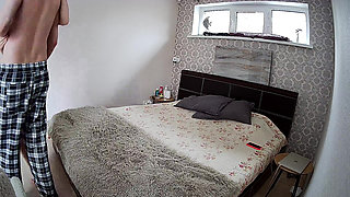 Kamila and Danildo Teasing Morning Foreplay Ends with a Steamy BJ - Real Amateur