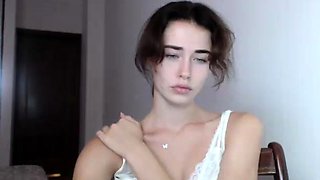 Amateur striptease and Solo masturbation