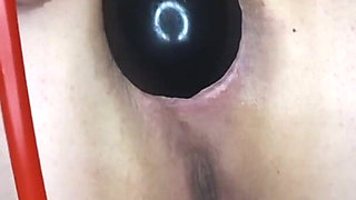 Anal Training with Inflatable Toy 2026