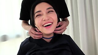 Close up of pussy stretched with big cock