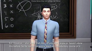 Torrid Teenage Volunteers Herself To Get Ravaged In The Culo For Education - sims four - 3 DIMENSIONAL toon