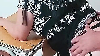 The Teacher and Her Student, Extra Class Fucking the Teacher to Improve the Grade