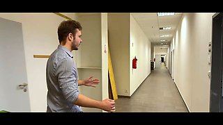 Debt4k. huge titted mrs. boss solved her debt with her Tight Pussy and oral