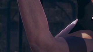 Beauty Chick Get Hard Fuck - 3D Animation