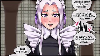 Edelgard Offers Maid-ing Press Services To Her Favorite Teacher [fire Emblem Hentai Animation]