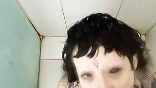 Tattooed Slut Never Stops Halfway Every Drop, Every Time, All the Piss