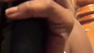 Sucking a Huge Dildo, Dreaming of Daddy