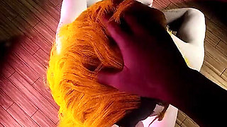 Thick Blonde Asian Gets the Full BDSM Treatment in POV