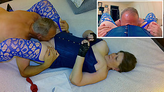 Granny Carmen's Blue Angel Stripper Suck, Lick & Fuck! 72323fap