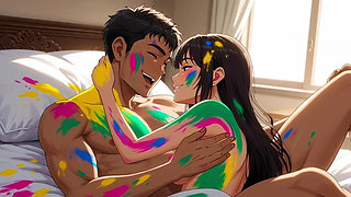 Holi fuck Babli bhabhi fucking in holi