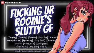 Your Roomies Bi Girlfriend Is A Total Slut For You Blowjob Switch Audio Roleplay