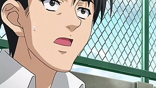 Slutty student seduce her groupmate for a sex but she didn't expect that headmaster will join for threesome...