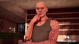 What Began as a Glance Ends in a Raw Fuck in Front of Her Husband's Eyes