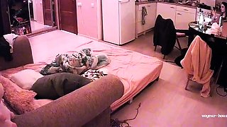 Big tit black amateur teen sucking some cock on cam