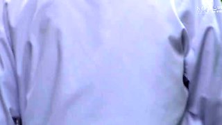 Asian hotties suck group sex