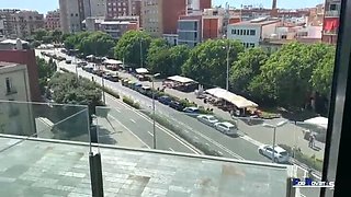 Hot Spanish Sex Party with Brunette & Big Dick - Real Public Hardcore Action