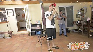 Pretty pussy scene with cunning Stevie Foxx and Bryan Gozzling from Hookup Hotshot