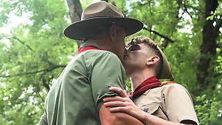 Scout twink Canyon Cole in state of high arousal