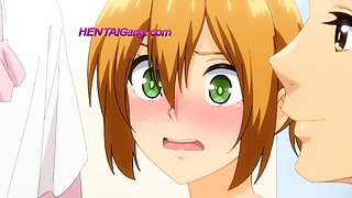 Anime MILF gets on all fours and begs for deep pounding