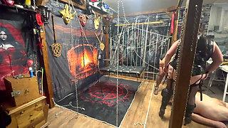 Part 4- Lanista Bear Teaches Red Ruby the Art of Professional Domination.