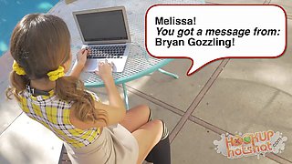 Innocent Slut Melissa Moore Is Fucked In All Her Holes By HookUp