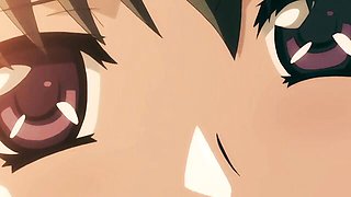 Mademoiselle's guy fingering pussy scene by Hentai Universe