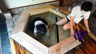 Dripping Uniform, Restrained in a Bathtub, off-campus Lesson