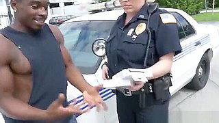 Cops arrested black guy riding big cock sucking