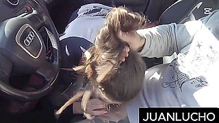 Italian Milf Blowjob In Car